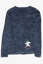 Ice Skating Snowmen Vintage Ugly Christmas Sweater (1990s)