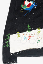 Sleigh Ride Vintage Ugly Christmas Cardigan (2000s)