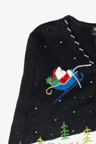 Sleigh Ride Vintage Ugly Christmas Cardigan (2000s)