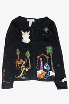 Nativity Scene Vintage Ugly Christmas Sweater (2000s)