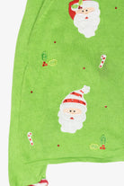 Santa Faces Vintage Ugly Christmas Sweater (2000s)