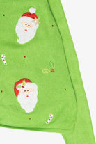 Santa Faces Vintage Ugly Christmas Sweater (2000s)