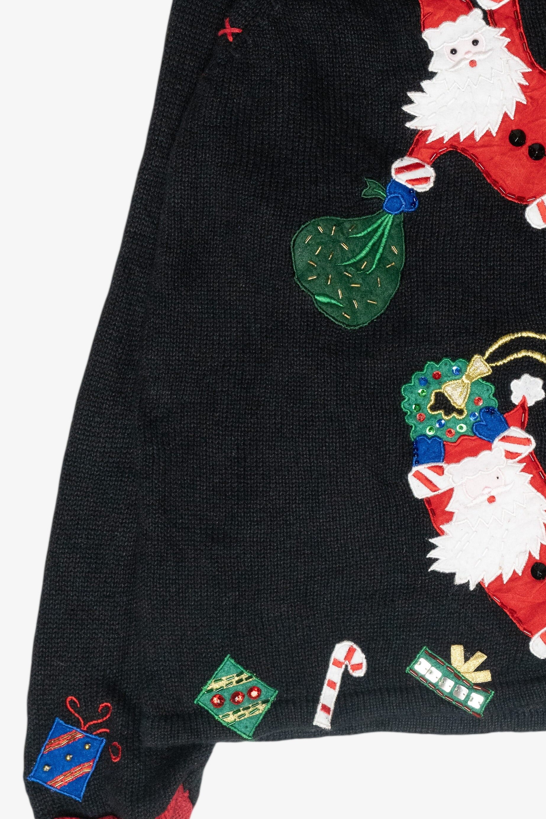 Silly Santas Vintage Ugly Christmas Cardigan (2000s)