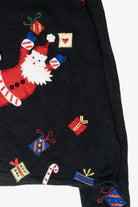 Silly Santas Vintage Ugly Christmas Cardigan (2000s)
