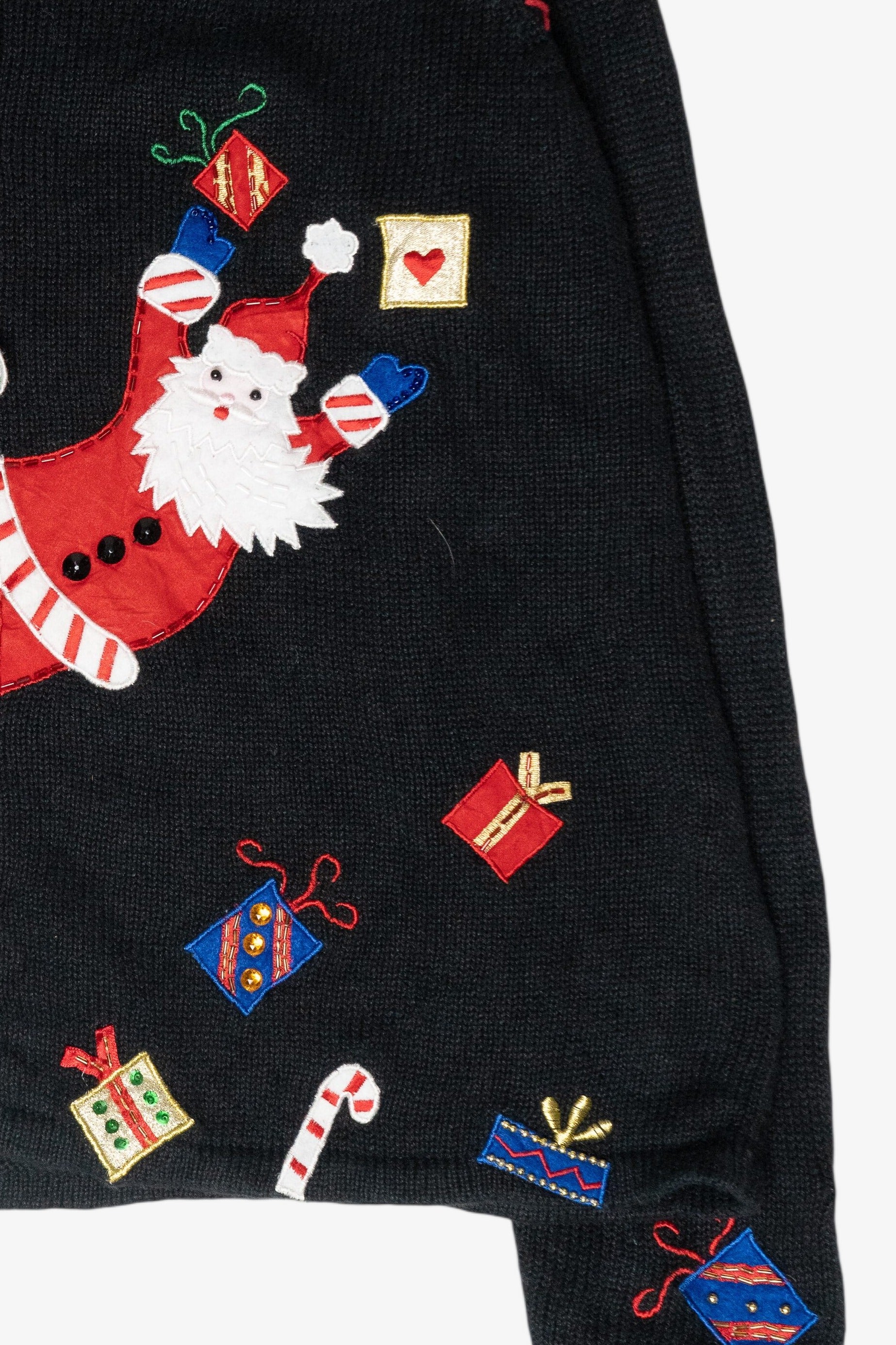 Silly Santas Vintage Ugly Christmas Cardigan (2000s)