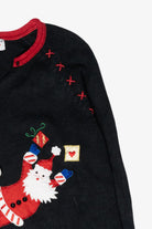 Silly Santas Vintage Ugly Christmas Cardigan (2000s)