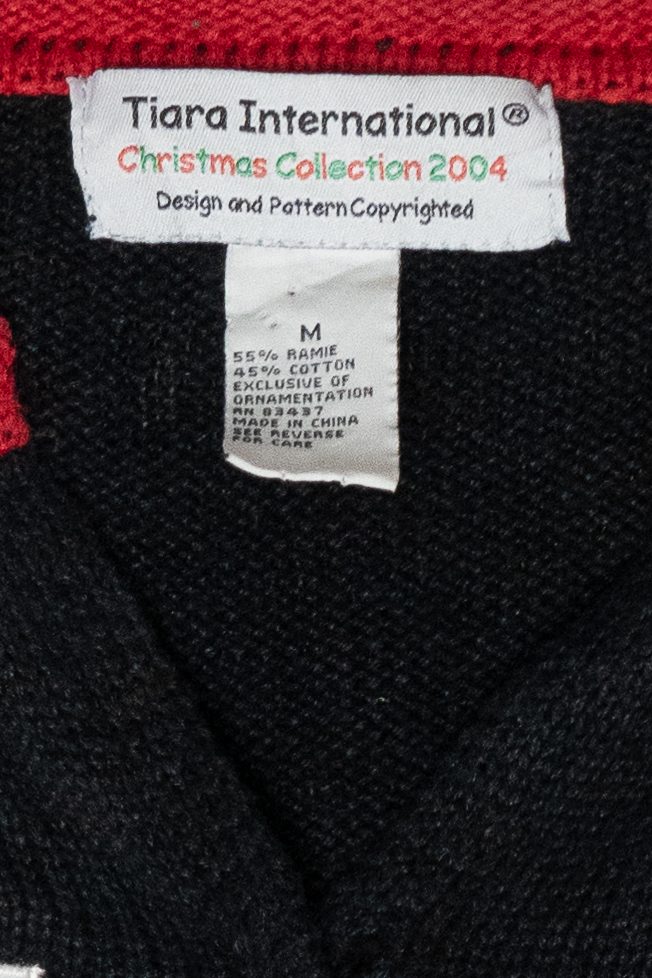 Silly Santas Vintage Ugly Christmas Cardigan (2000s)