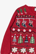 Vintage Red Tiara International Ugly Christmas Sweater (1990s)