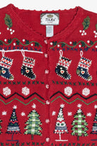 Vintage Red Tiara International Ugly Christmas Sweater (1990s)