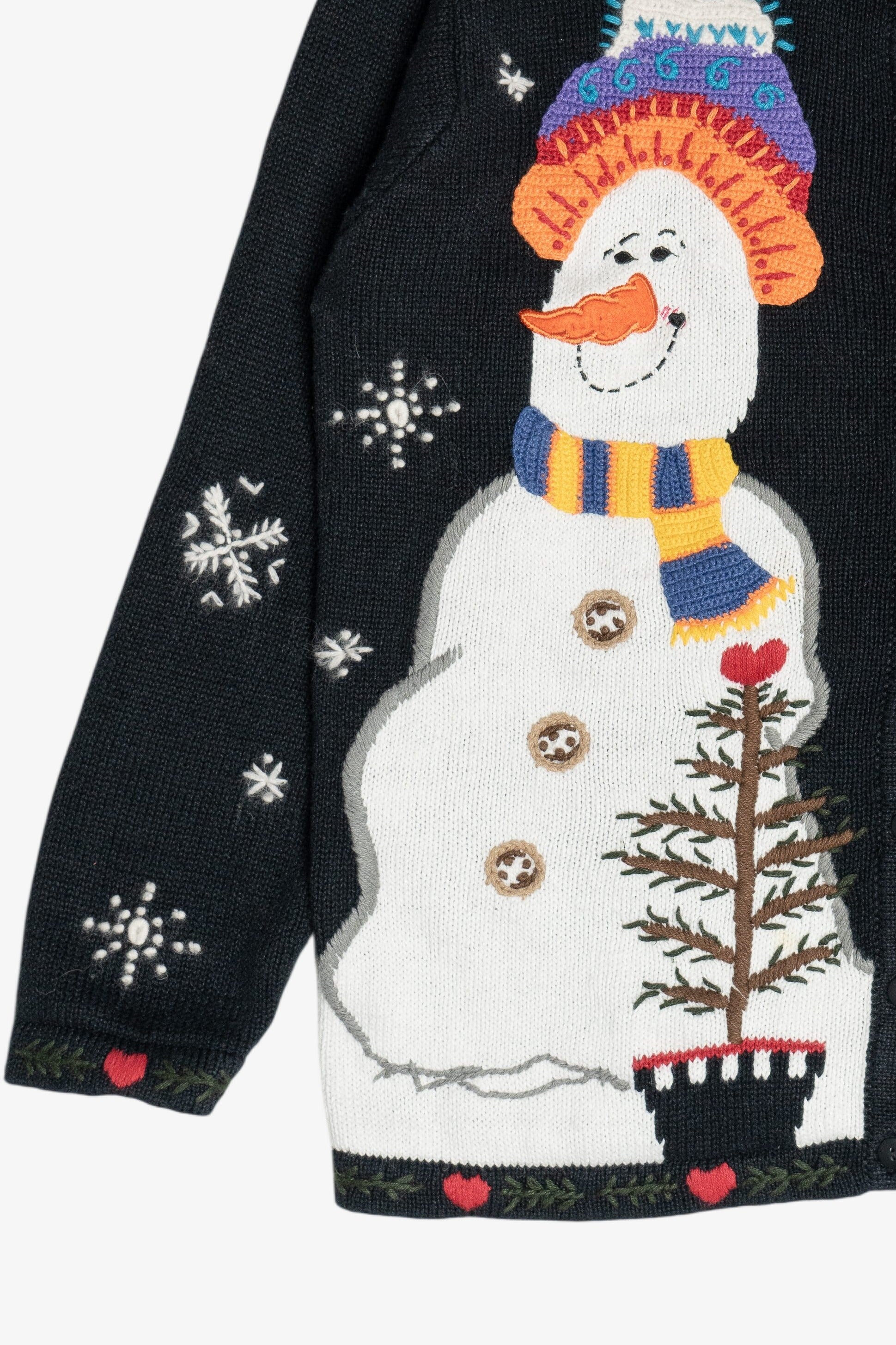Vintage Snowmen Ugly Christmas Sweater (1990s)