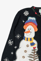 Vintage Snowmen Ugly Christmas Sweater (1990s)