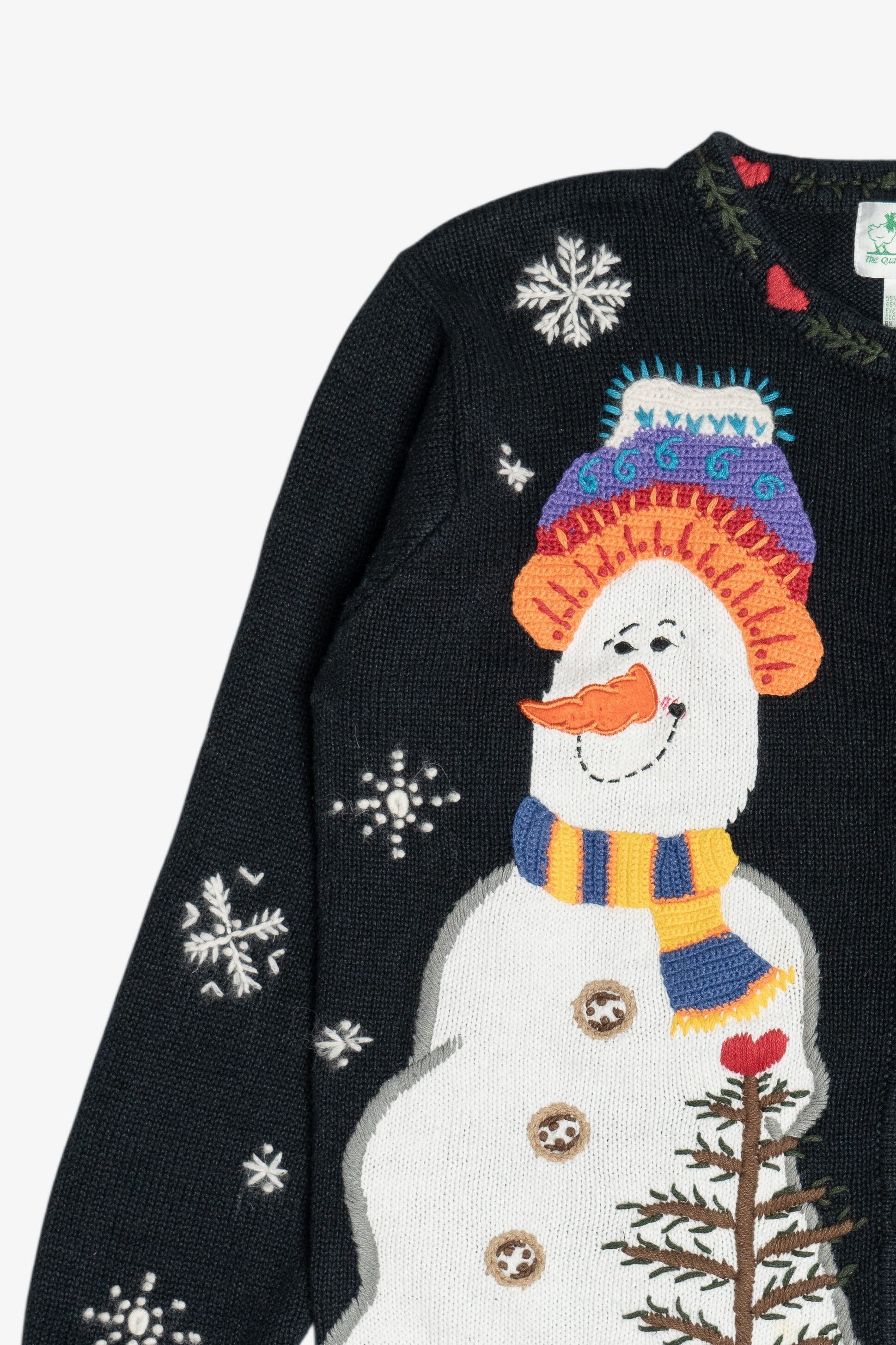 Vintage Snowmen Ugly Christmas Sweater (1990s)