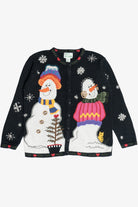 Vintage Snowmen Ugly Christmas Sweater (1990s)