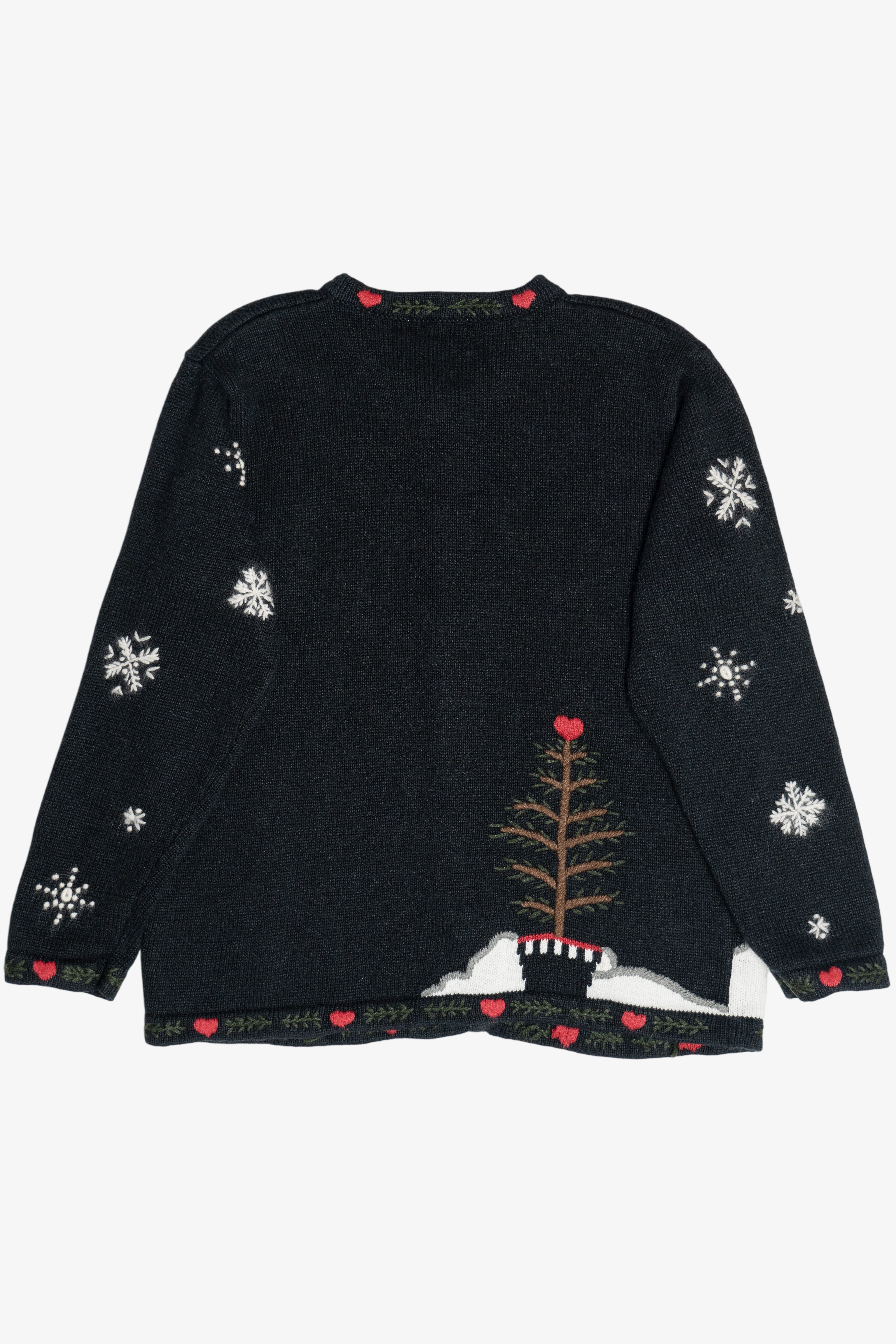 Vintage Snowmen Ugly Christmas Sweater (1990s)