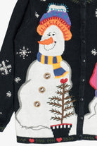 Vintage Snowmen Ugly Christmas Sweater (1990s)