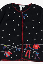 Vintage Coldwater Creek Winter Clothing Ugly Christmas Sweater (2000s)
