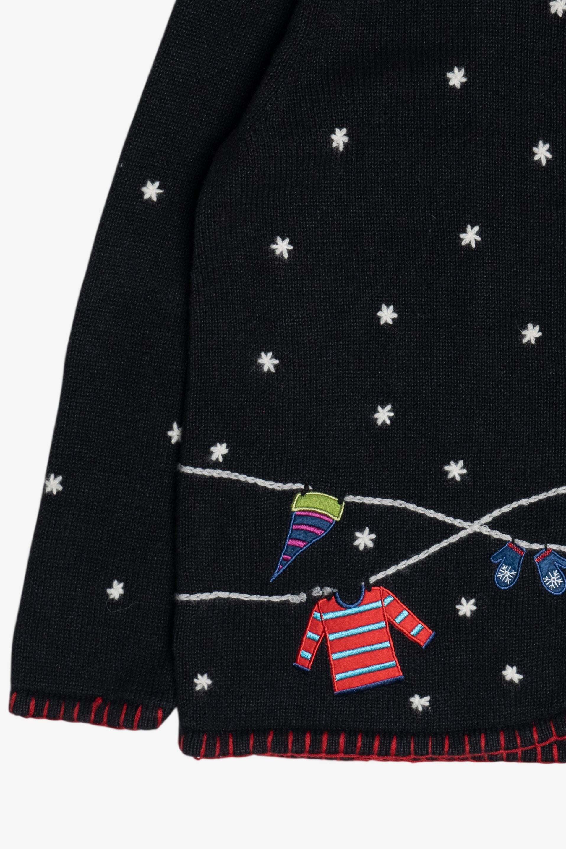 Vintage Coldwater Creek Winter Clothing Ugly Christmas Sweater (2000s)