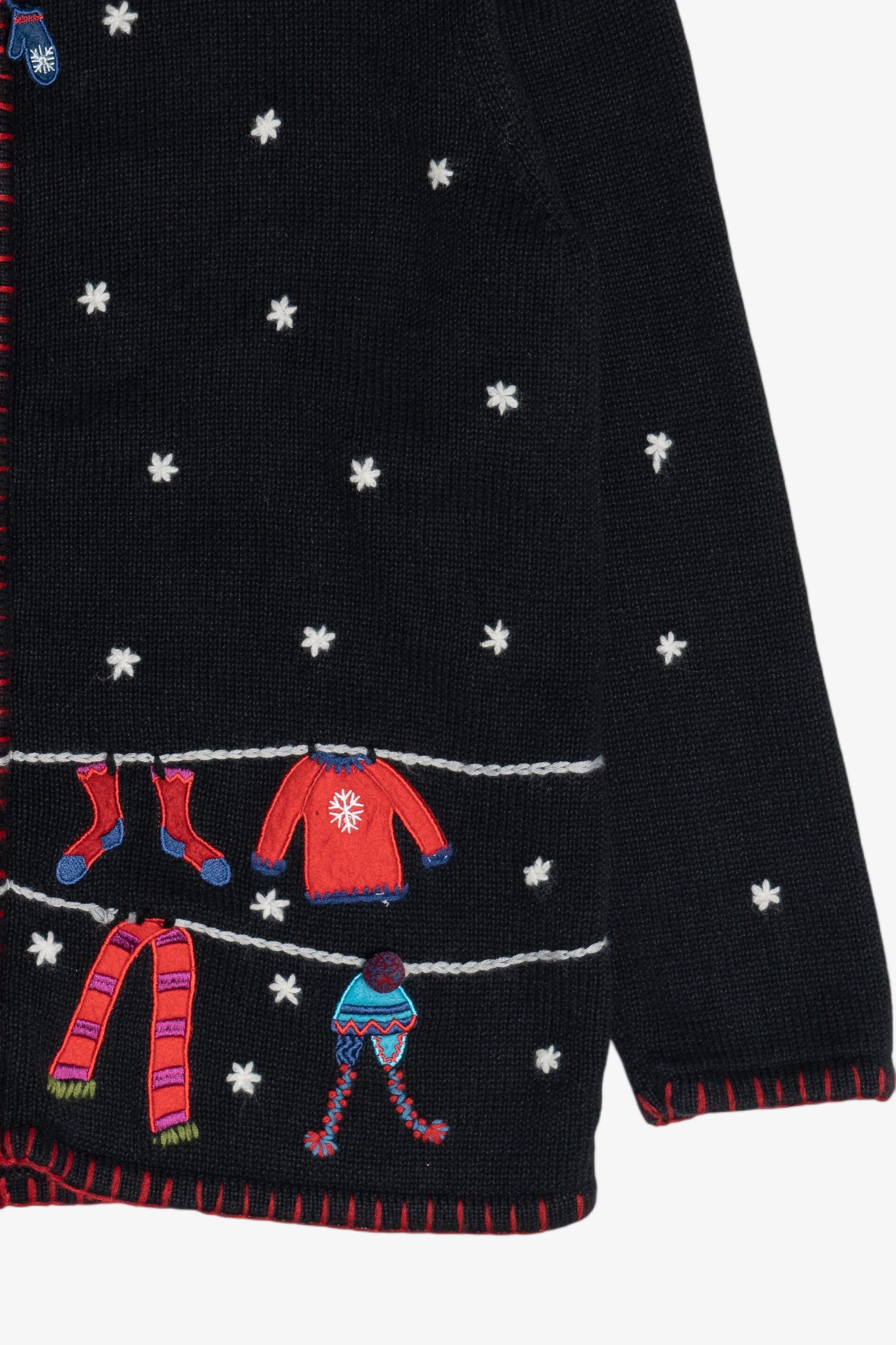 Vintage Coldwater Creek Winter Clothing Ugly Christmas Sweater (2000s)