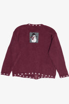 Vintage Snow Day Activities Croft & Barrow Ugly Christmas Sweater (1990s)
