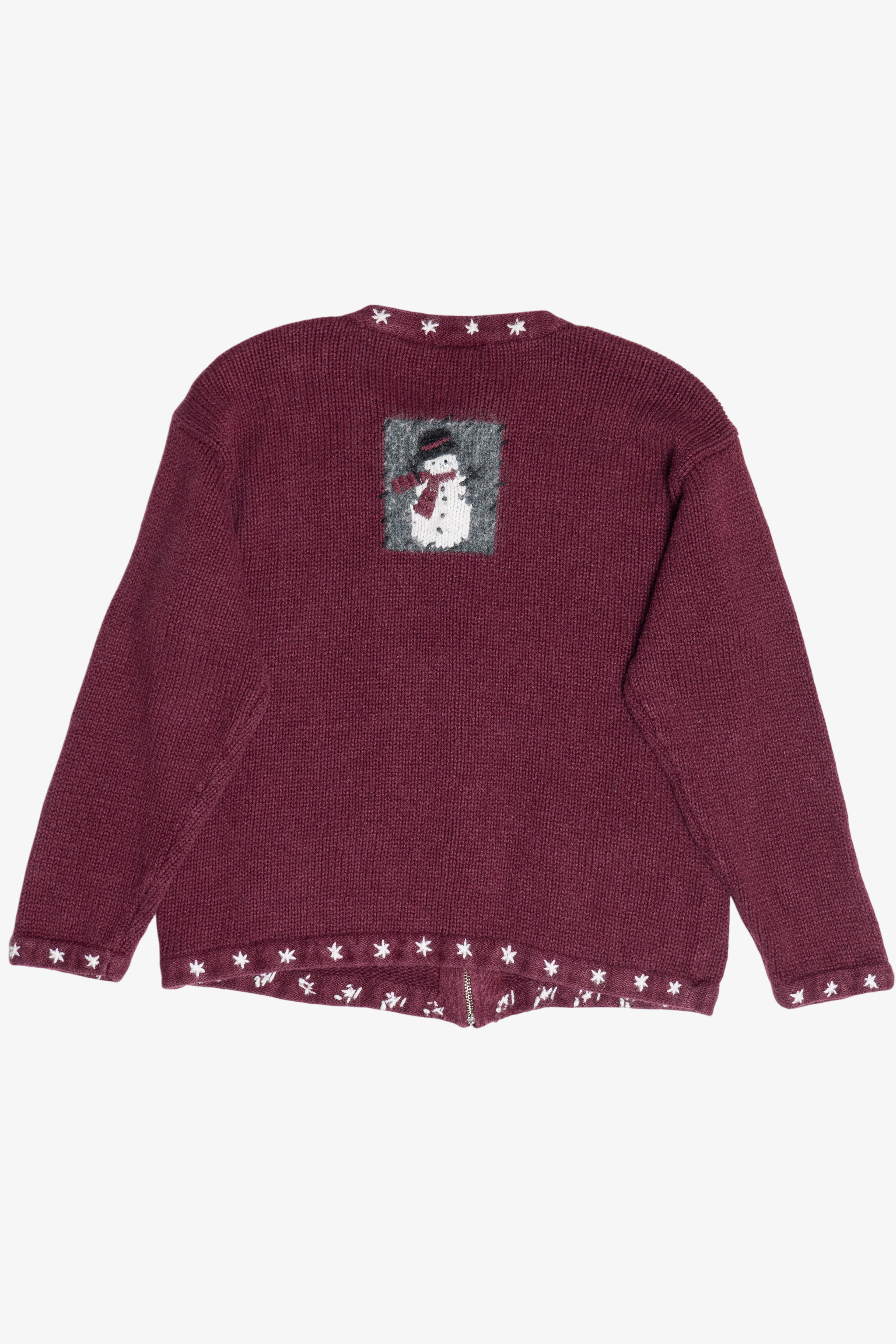 Vintage Snow Day Activities Croft & Barrow Ugly Christmas Sweater (1990s)