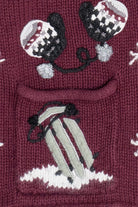 Vintage Snow Day Activities Croft & Barrow Ugly Christmas Sweater (1990s)