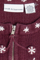 Vintage Snow Day Activities Croft & Barrow Ugly Christmas Sweater (1990s)