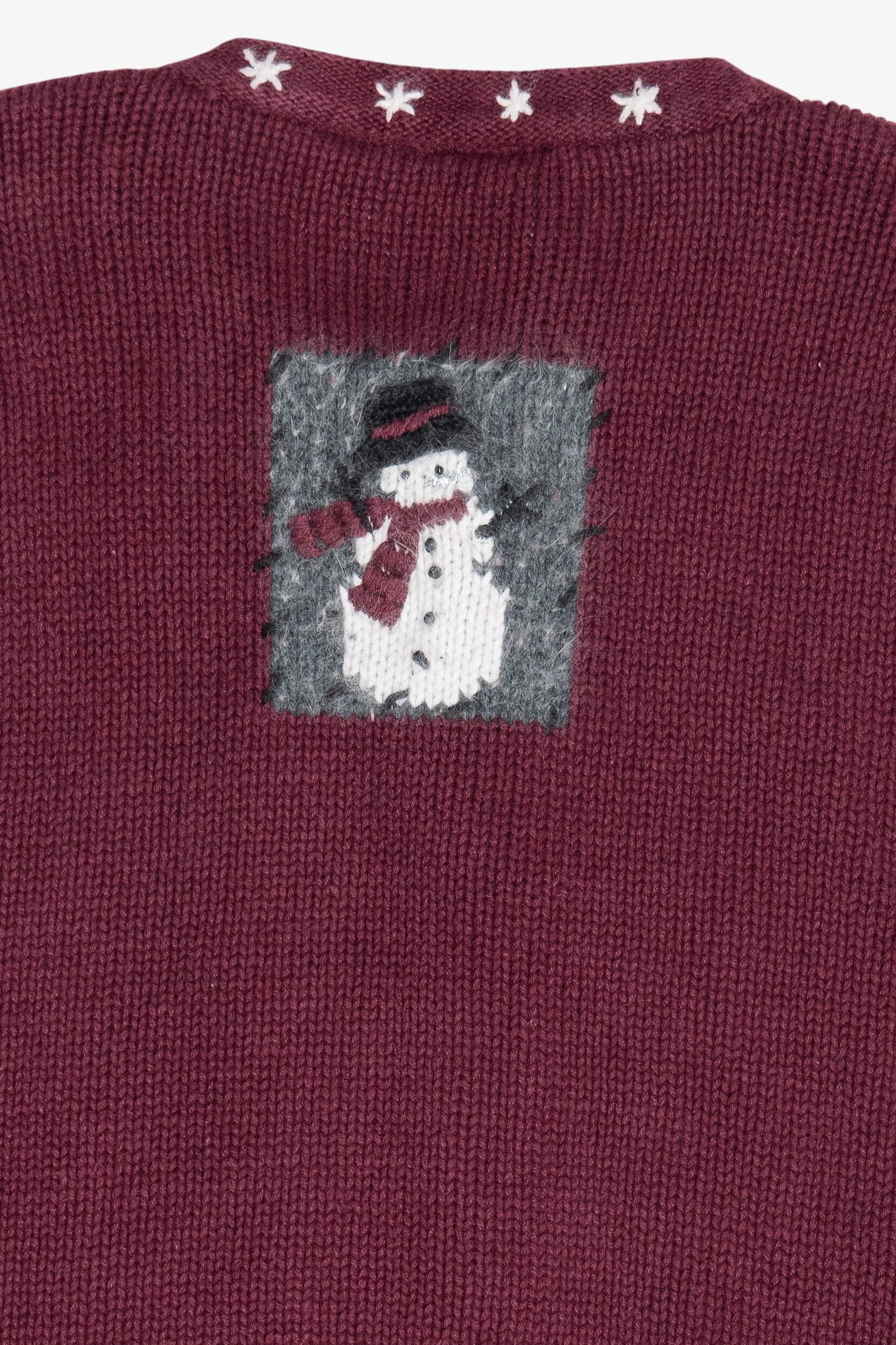Vintage Snow Day Activities Croft & Barrow Ugly Christmas Sweater (1990s)