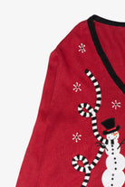 Snowmen Scarves Vintage Ugly Christmas Sweater (1990s)
