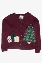 Gift Tree Vintage Ugly Christmas Sweater (1990s)