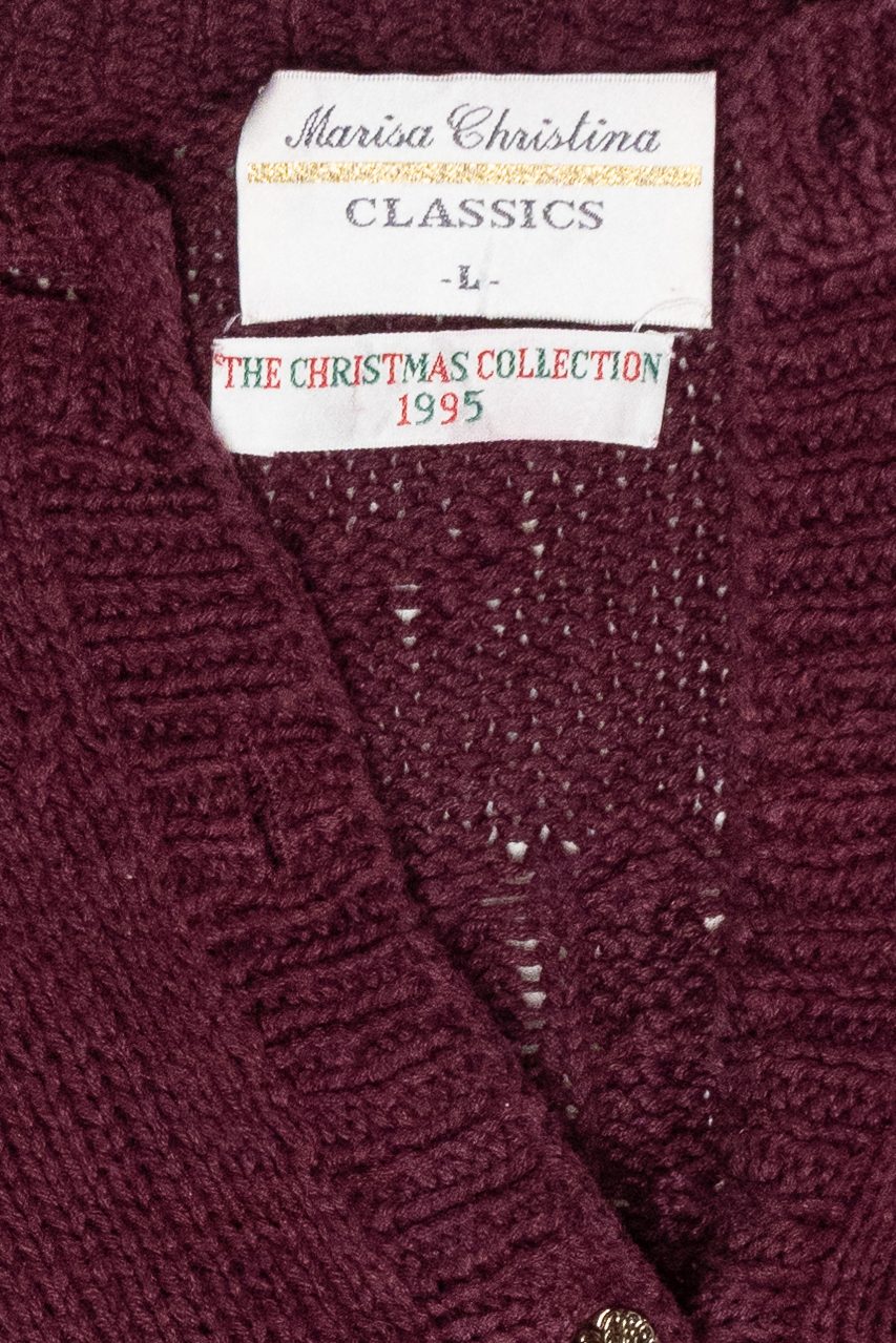 Gift Tree Vintage Ugly Christmas Sweater (1990s)