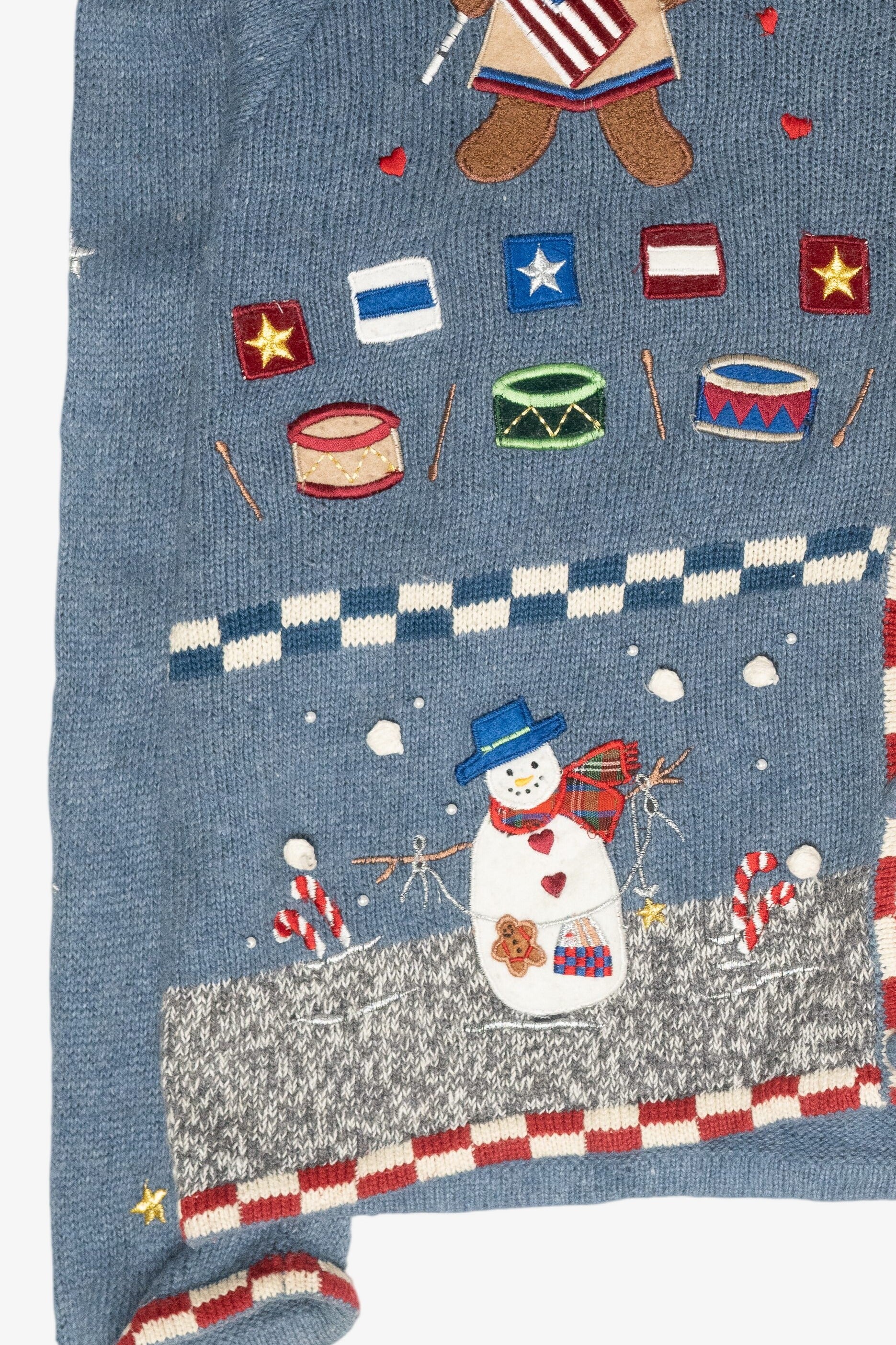 Patriotic USA Vintage Ugly Christmas Sweater (2000s)