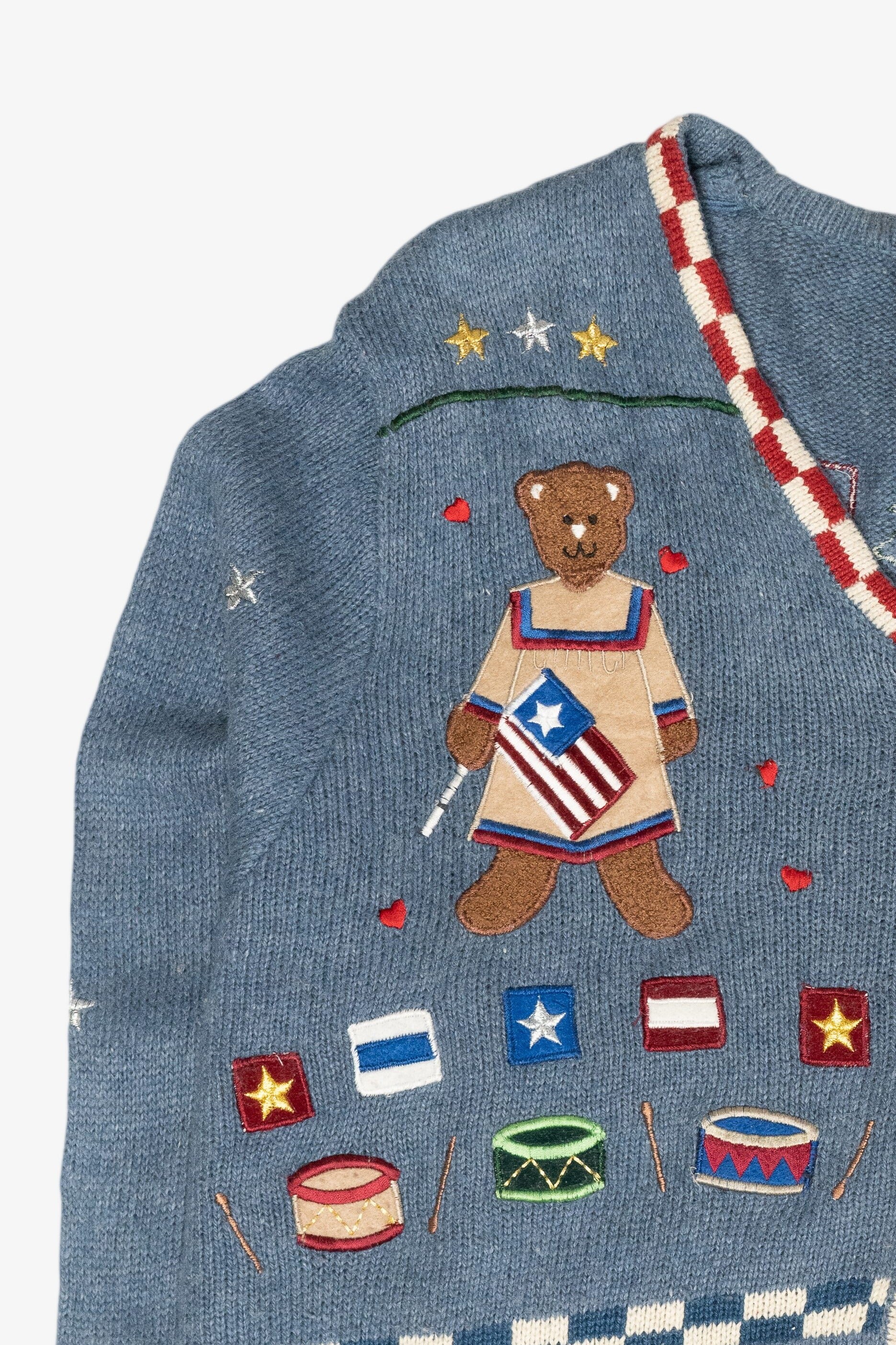 Patriotic USA Vintage Ugly Christmas Sweater (2000s)