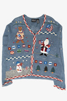 Patriotic USA Vintage Ugly Christmas Sweater (2000s)