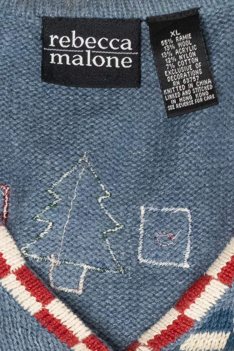 Patriotic USA Vintage Ugly Christmas Sweater (2000s)