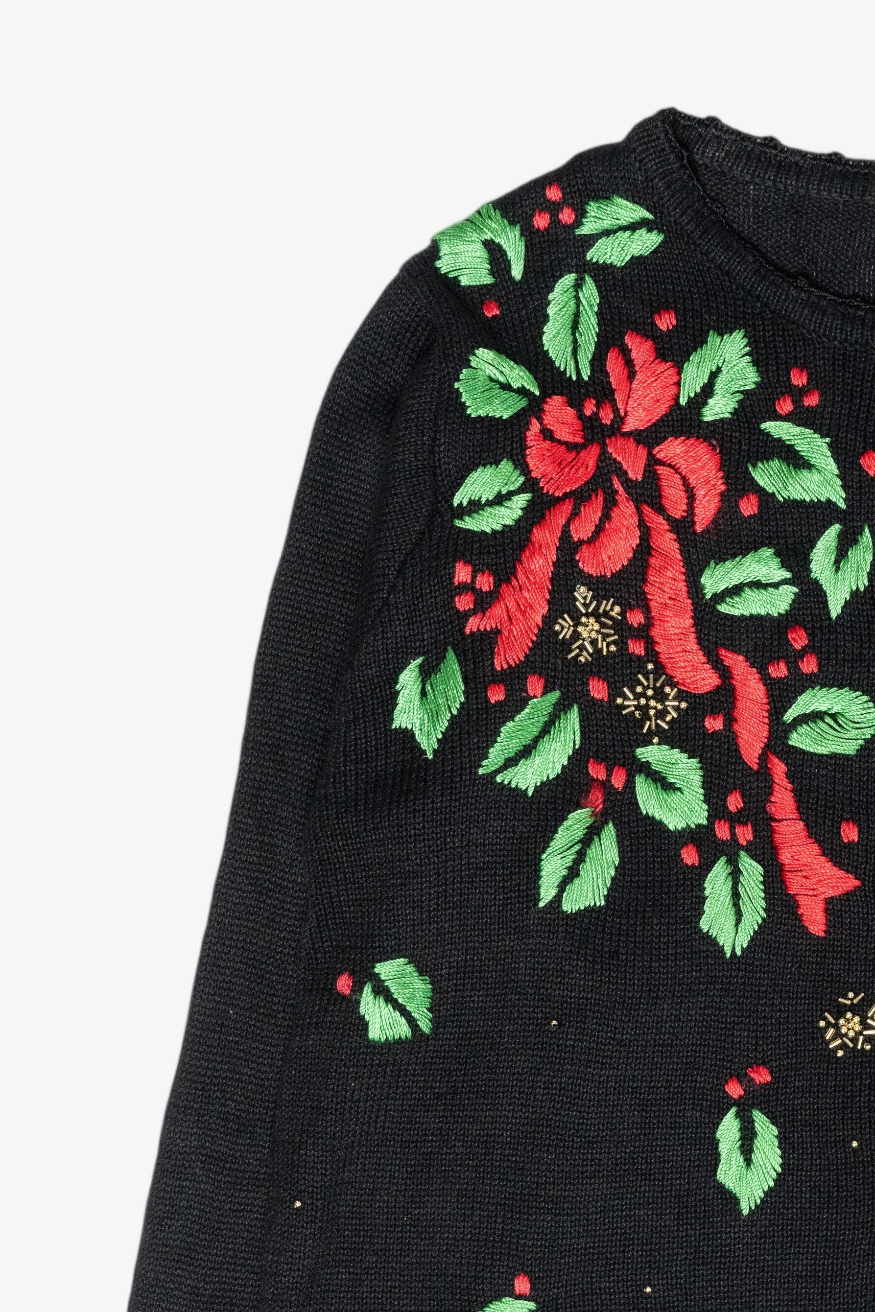 Holly Vintage Ugly Christmas Sweater (2000s)