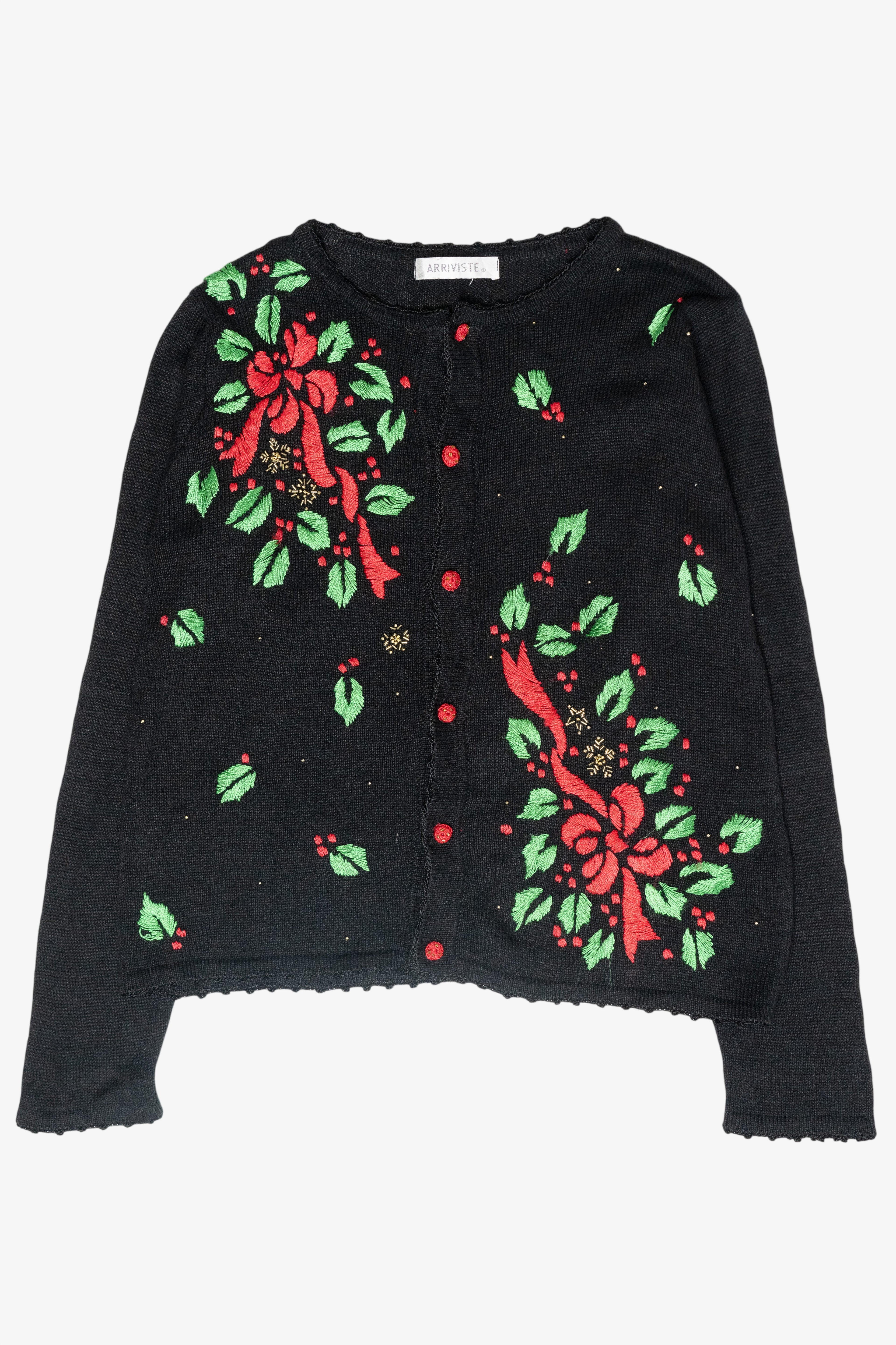 Holly Vintage Ugly Christmas Sweater (2000s)