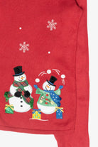 Juggling Snowmen Vintage Ugly Christmas Sweater (2000s)