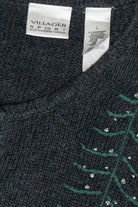 Cozy Candlelight Vintage Ugly Christmas Sweater (1990s)