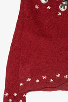 Snowmen Fair Isle Vintage Ugly Christmas Zip Cardigan (2000s)