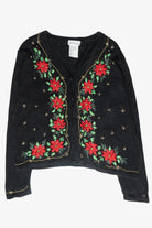 Holly Trim Vintage Ugly Christmas Sweater (2000s)
