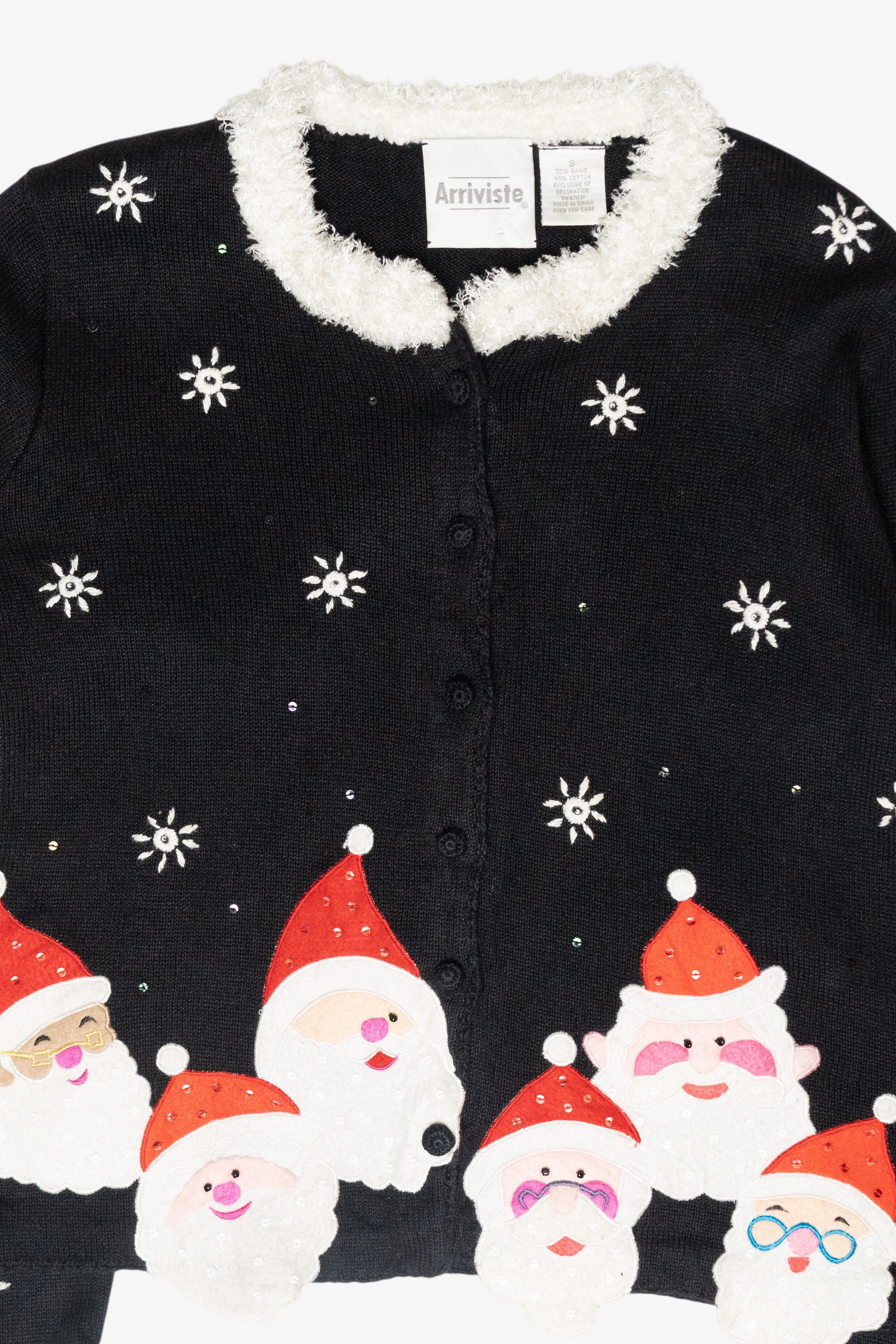 Silly Santas Vintage Ugly Christmas Sweater (2000s)
