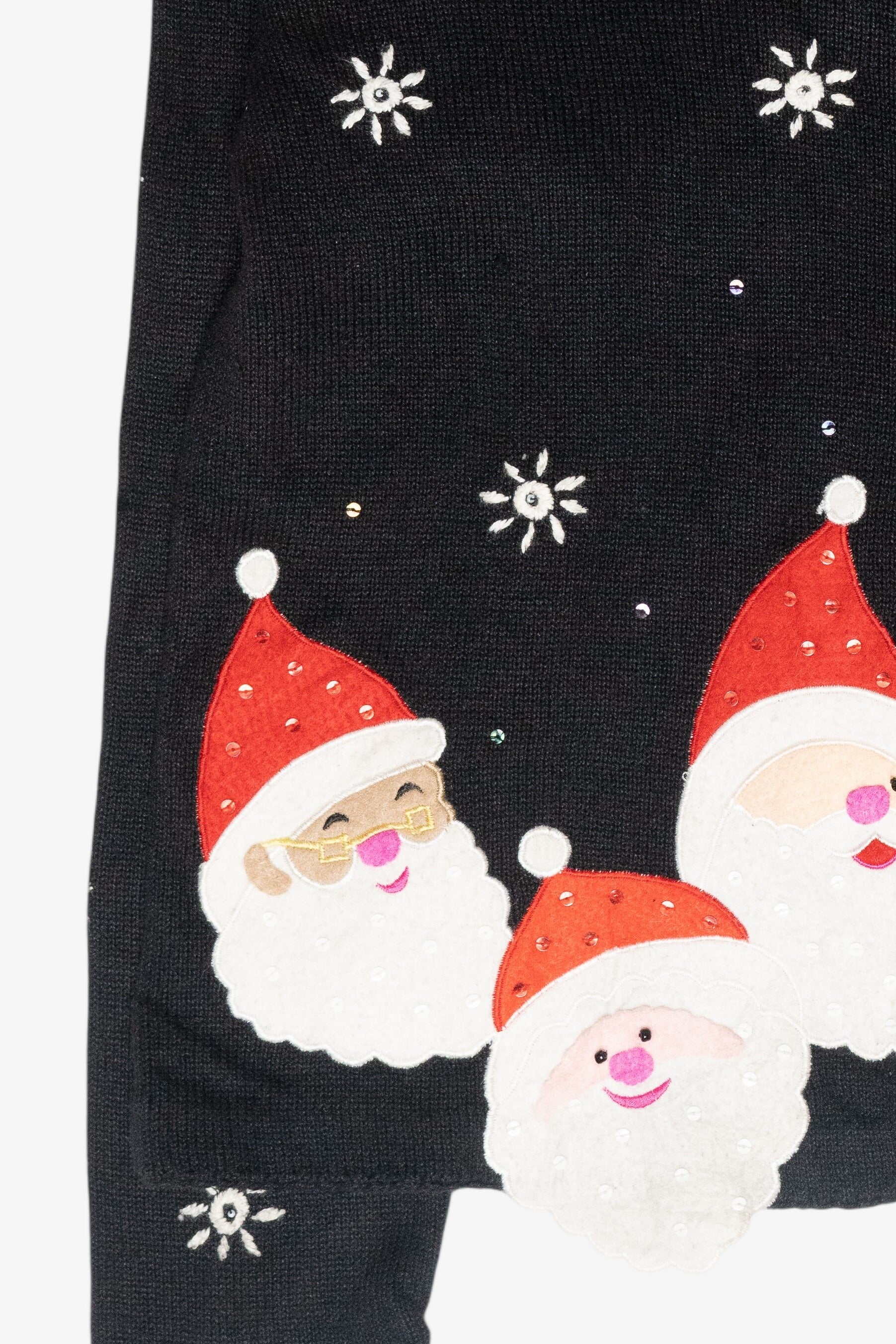 Silly Santas Vintage Ugly Christmas Sweater (2000s)