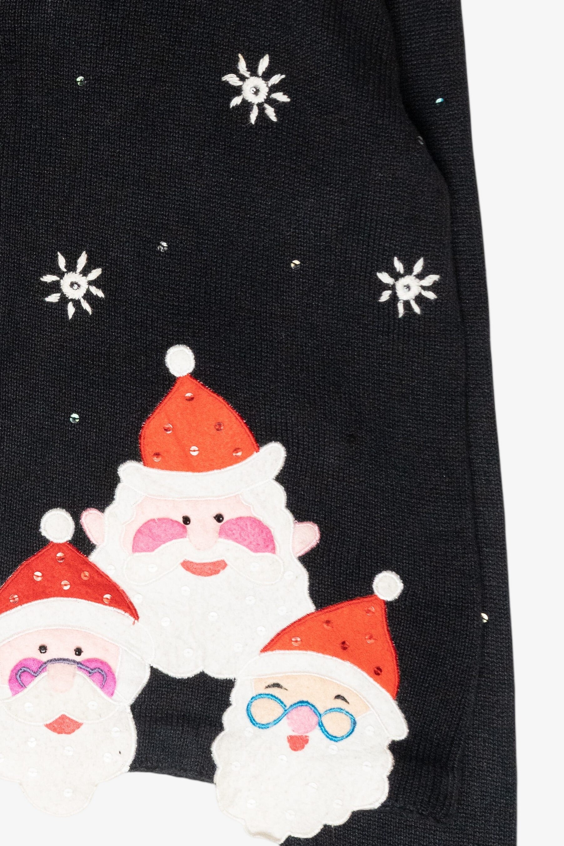 Silly Santas Vintage Ugly Christmas Sweater (2000s)