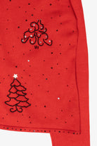 Beaded Trees Vintage Ugly Christmas Sweater (2000s)