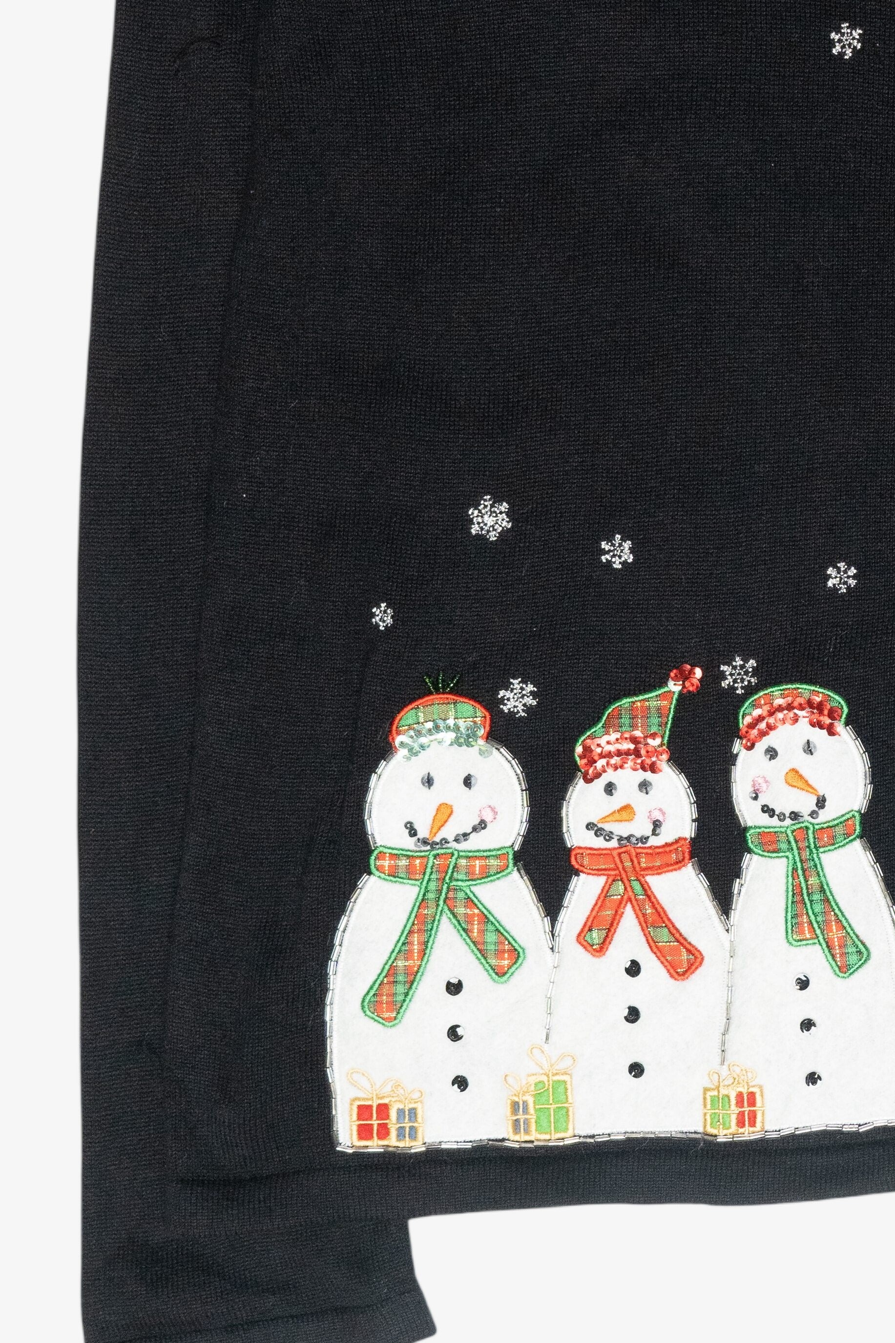 Snowmen Friends Vintage Ugly Christmas Sweater (2000s)