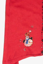 Beaded Snowmen Vintage Ugly Christmas Sweater (2000s)
