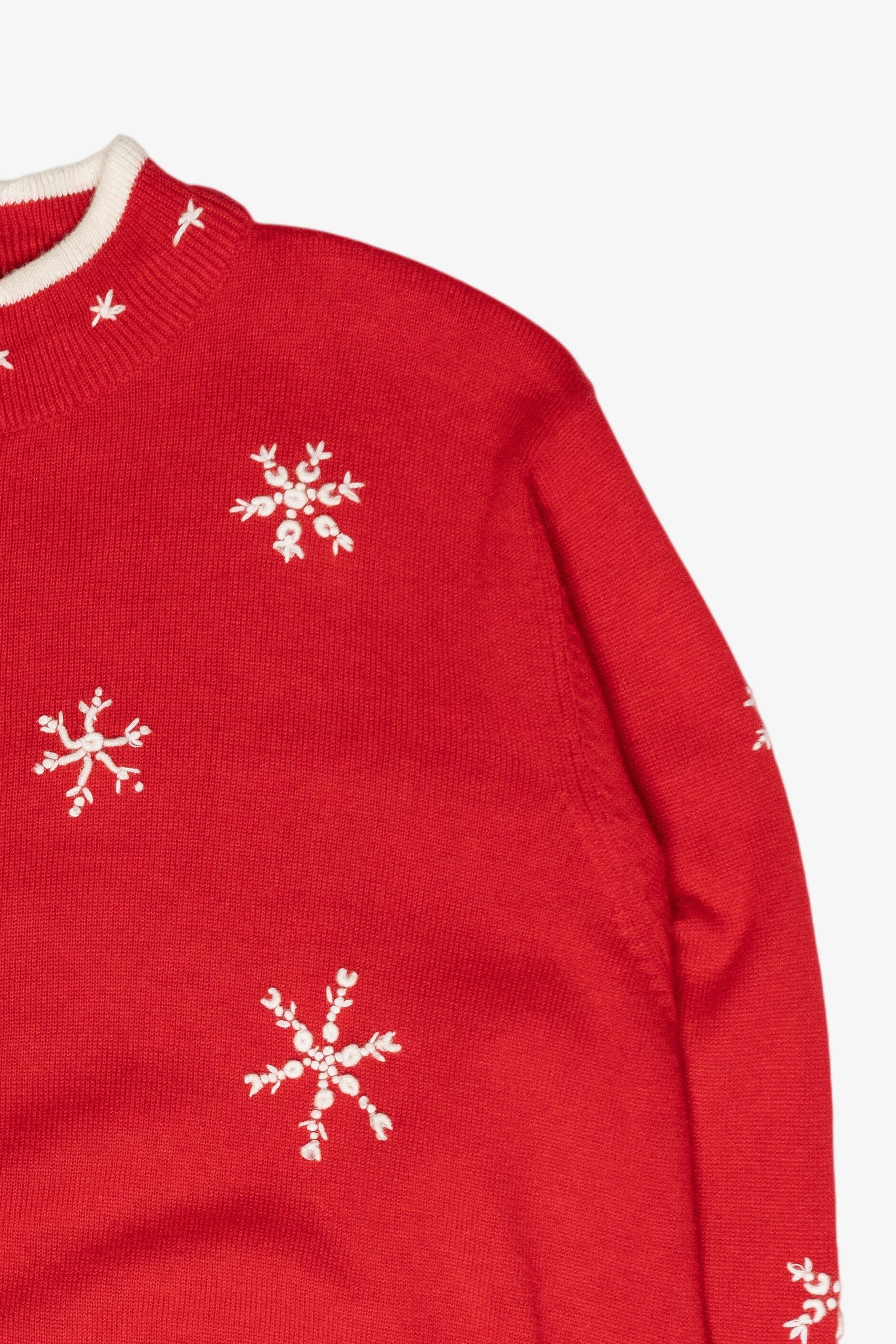Polar Bears Vintage Ugly Christmas Zip Cardigan (2000s)