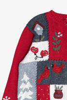 Vintage Winter Cardinals Ugly Christmas Sweater (1990s)