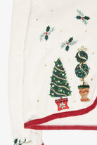 Festive Trees Vintage Ugly Christmas Cardigan (2000s)