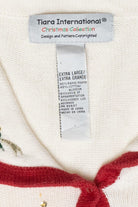 Festive Trees Vintage Ugly Christmas Cardigan (2000s)